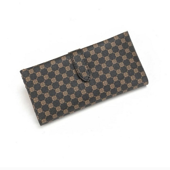 Brown Printed Wallet, NWOT - Picture 2 of 4
